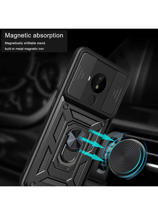 S-TOP Case For Nokia C30 Sliding Camera Cover Design TPU+PC Phone Case - Image 4