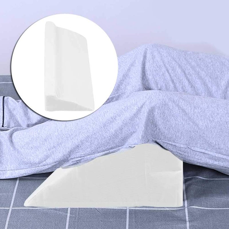 klarako Triangular Pad, Paralyzed Patients Nursing Cushion Skin-Friendly Anti Bedsore Care Suitable for Bedridden Patients and The Elderly(White) - Image 2