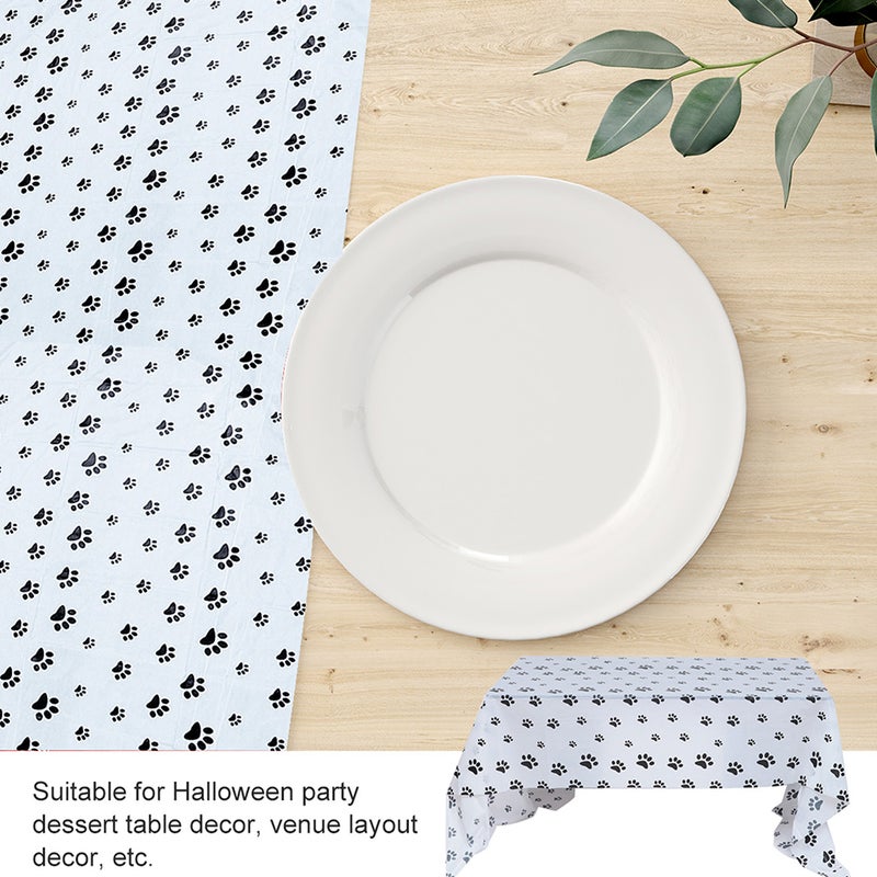 4 pcs Disposable Tablecloth Party Table Cover Tablecloth For Rectangle Table - Image 5