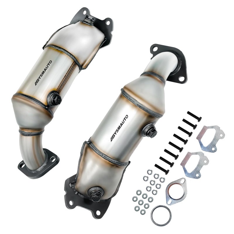 ABYSMAUTO Front Rear Catalytic Converter Compatible with Dodge Grand CaravanChrysler Town Country 20112016 Dodge Avenger 20112014 36L V6 Catalytic Convertor Directfit EPA Compliant