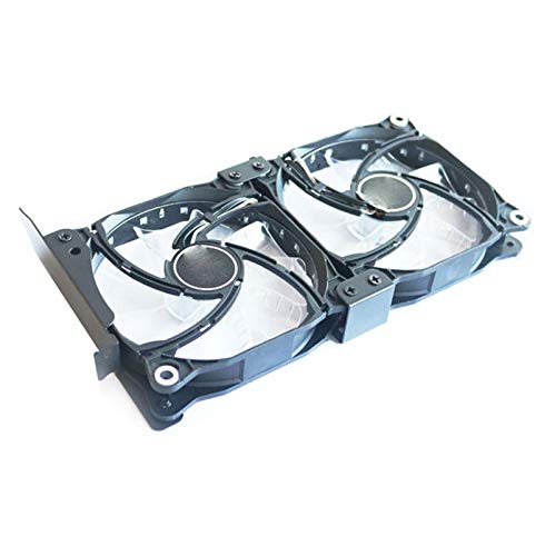 Maxmoral 1-Pack Dual Fan Mount Rack PCI Slot Bracket for Video Card DIY Support 9cm/12cm Fan Computer Radiator Holder - Image 5