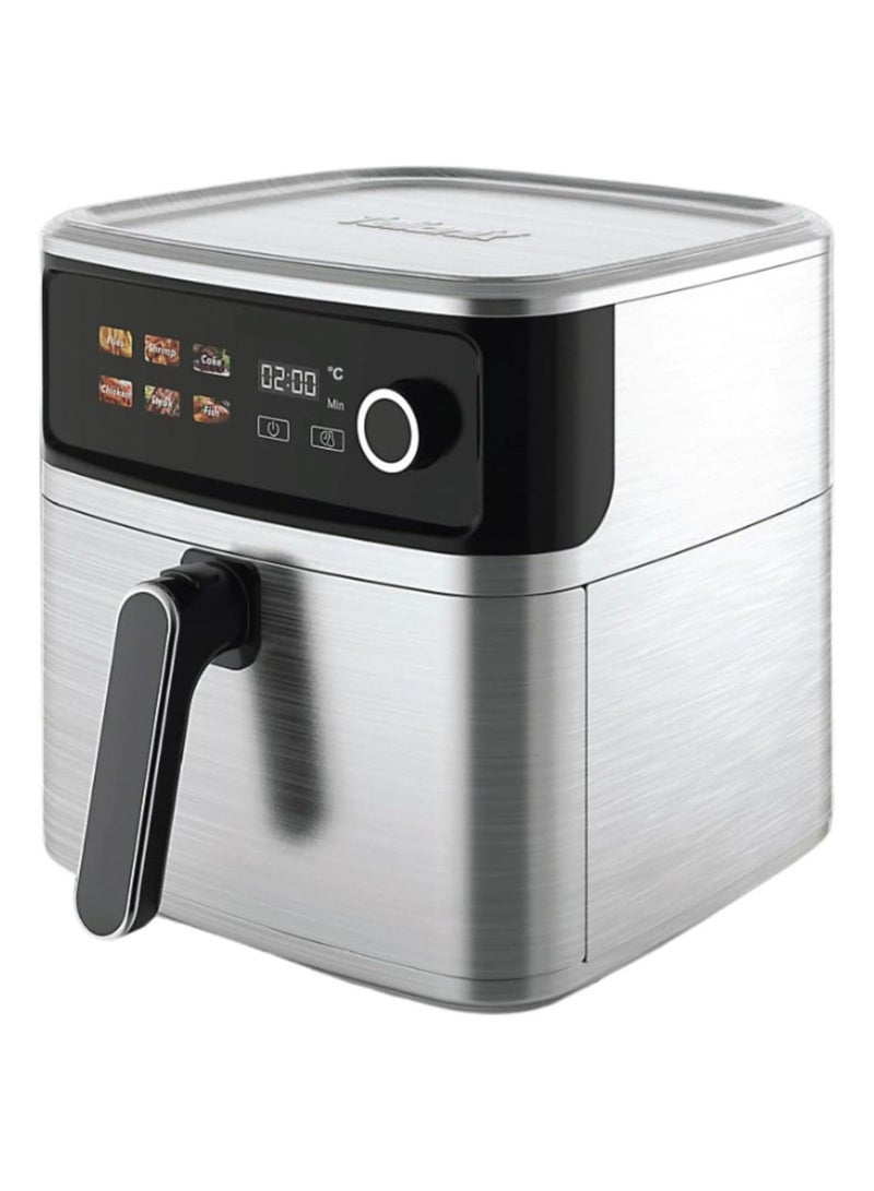 8L Air Fryer with Extra Large Basket, 10 Cooking Programs, LED Display - Oil-Free & Fat-Free Fry, Roast, Bake for Healthy Cooking| Instant Fry, Bake, Roast - Image 1