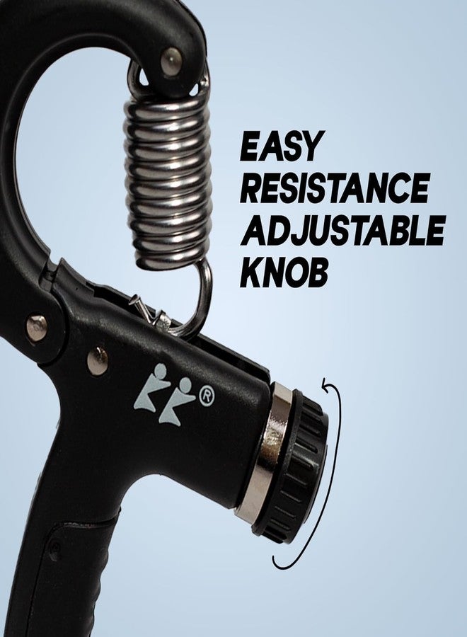 COFIEX Adjustable Hand Gripper Strengthener for Men & Women | Hand Exercise Equipment for Gym & Home Workouts | Forearm & Finger Strength Trainer | Power Grip Strengthener for Fitness & Rehabilitation - Image 4