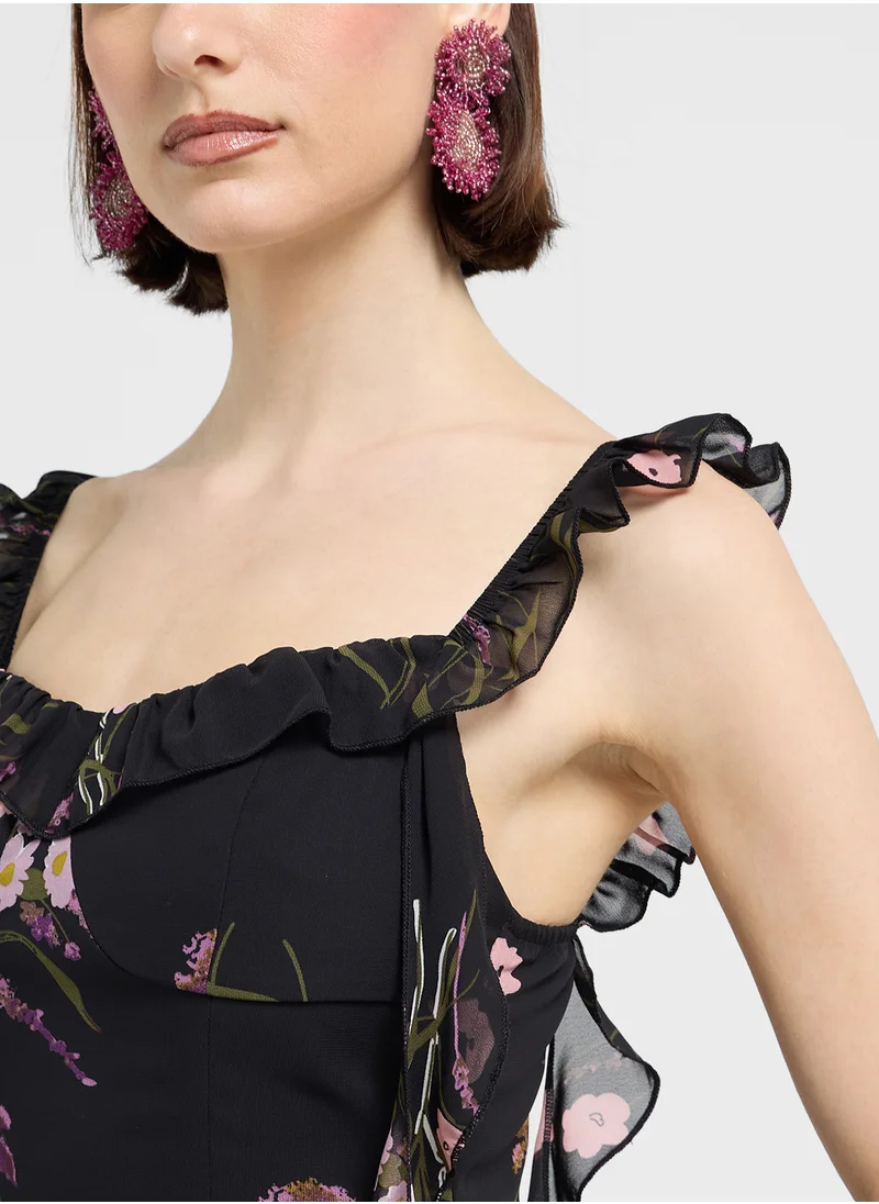 ايلا Floral Print Dress