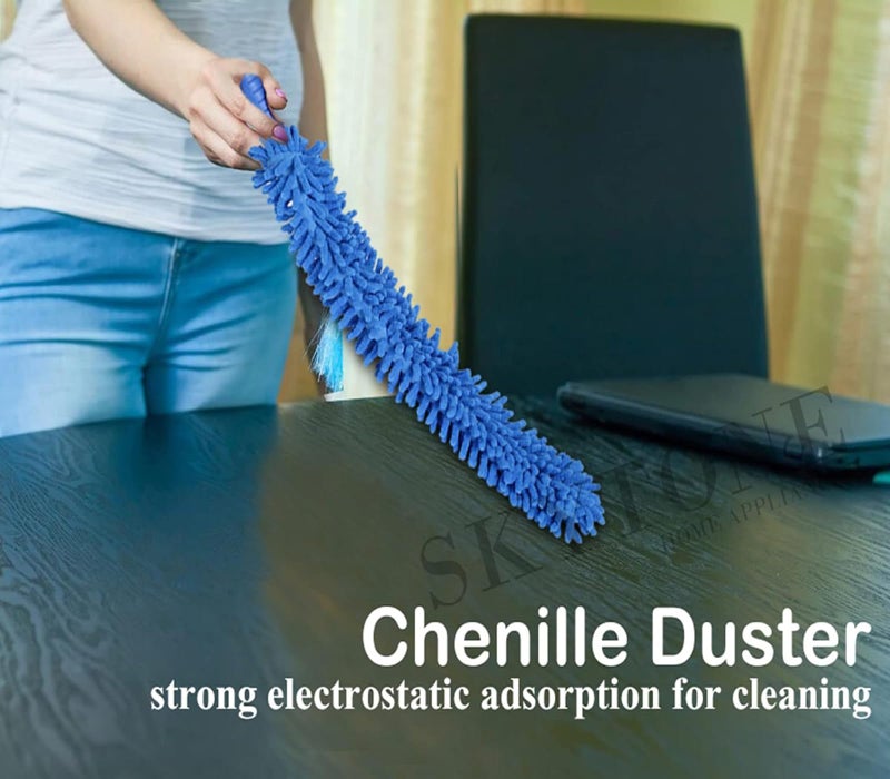SKYTONE Fan Cleaning Duster Flexible for Multi-Purpose Cleaning of Home, Kitchen, Car, Office with Long Rod (Standard) - Image 4
