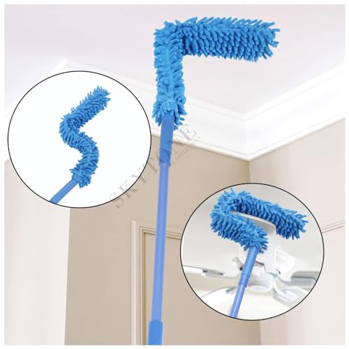 SKYTONE Fan Cleaning Duster Flexible for Multi-Purpose Cleaning of Home, Kitchen, Car, Office with Long Rod (Standard) - Image 3