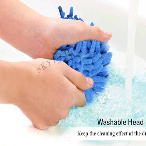 SKYTONE Fan Cleaning Duster Flexible for Multi-Purpose Cleaning of Home, Kitchen, Car, Office with Long Rod (Standard) - Image 5