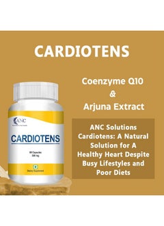 ANC Cardiotens & Cardiotens Plus With Arjuna Extract & Moringa Extract For Heart Health Supplement, Antioxidants 60 Capsules (Pack Of 2) (Cardiotens + Cardiotens Plus)  - Image 4