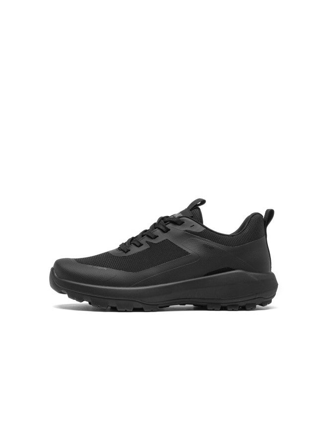 Red Dragonfly 25 Autumn Thick-soled Casual Sports Shoes Dad Shoes Lace-up Outdoor Comfortable Running Shoes Wta35175 Black Size 40 - Image 1