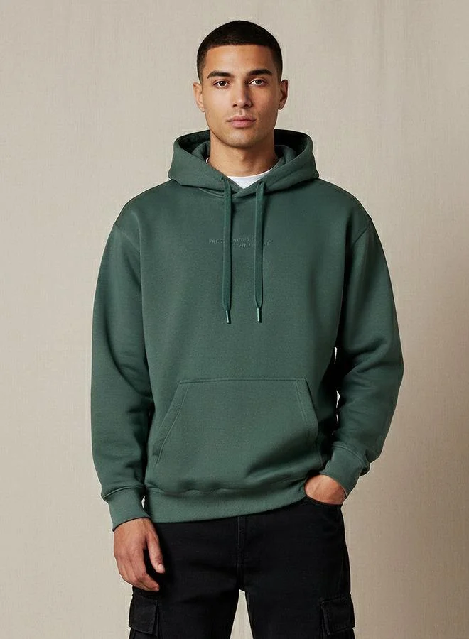 Splash FAV Men Slogan Print Sweatshirt