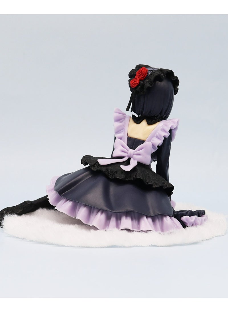 11cm My Dress-Up Darling Anime Figure Black Maid Outfit Kitagawa Marin Action Figure  - Image 2