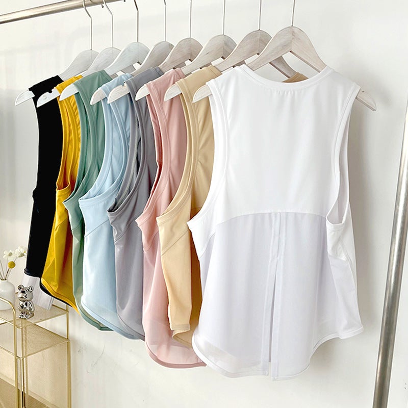 Women's Sleeveless Quick-Dry Yoga Tank Top - Image 1