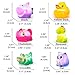 Woby Bath Toys for Toddlers 13No Hole Light Up Bath Toys Baby Bathtub Toys Bathroom Floating Animal Set with Colorful Flashing LED Light for Baby Funny Forest Animal Style - Image 2