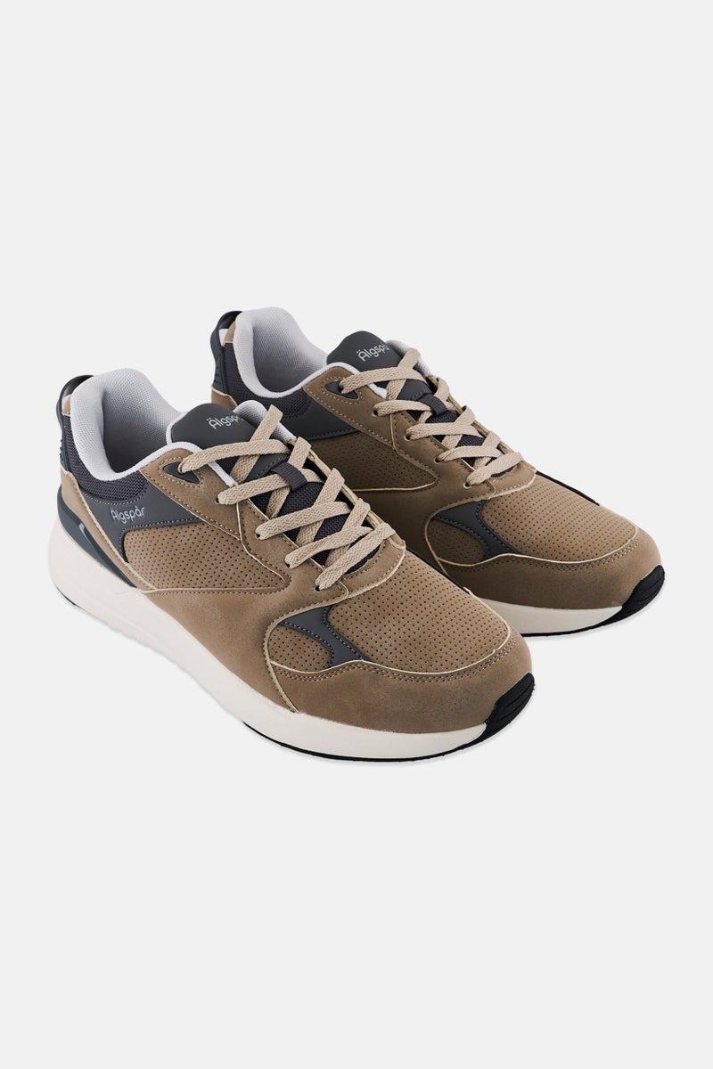 Algspar Men Lace Up Casual Shoes, Multicolor - Image 1