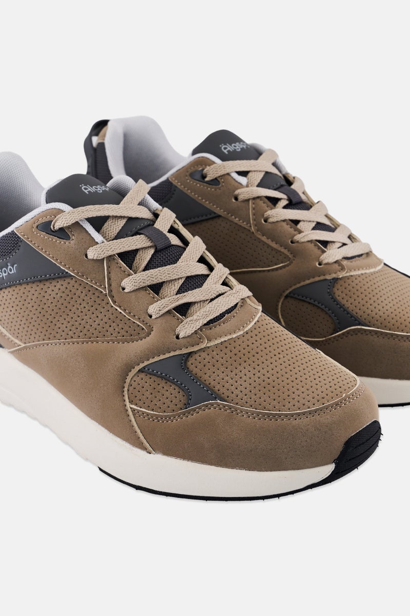 Algspar Men Lace Up Casual Shoes, Multicolor - Image 3