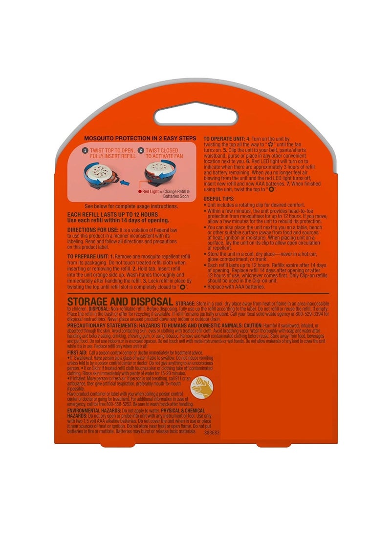 OFF Clip-On Mosquito Repellent Refill 2 Pack - Image 2