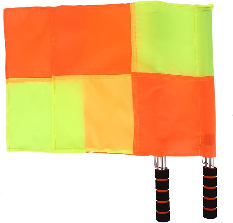 woobles Soccer Referee Flags, Sports Soccer Linesman Flags Hockey Training Flags with Storage Bag (2Pcs) - Image 4