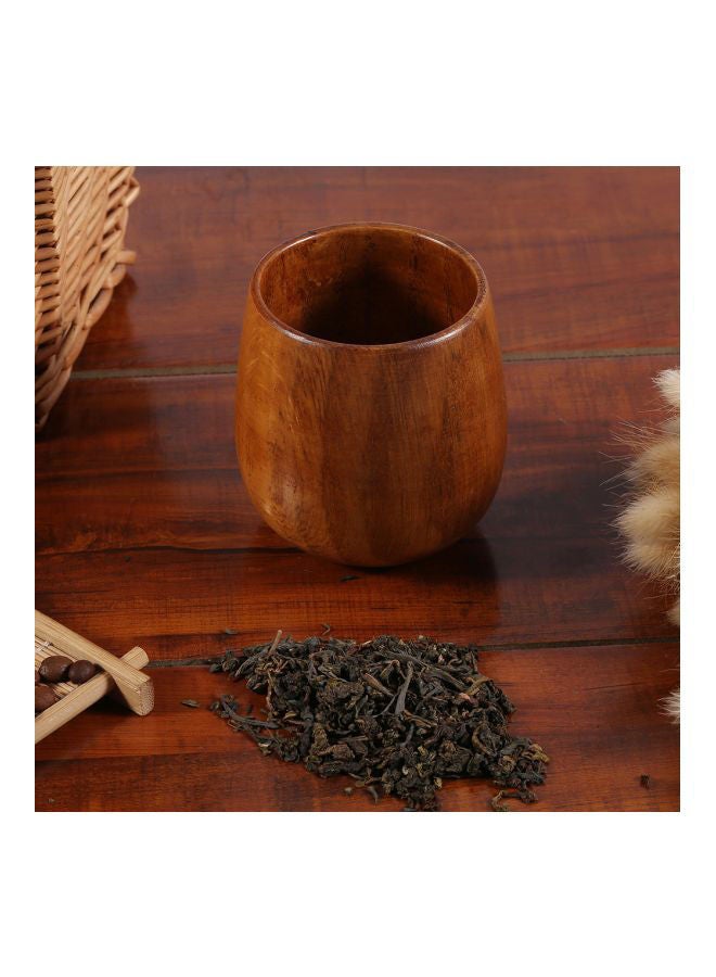 واي آند دي كوب شاي من الخشب بني 6x6x7.5سنتيمتر - Image 3