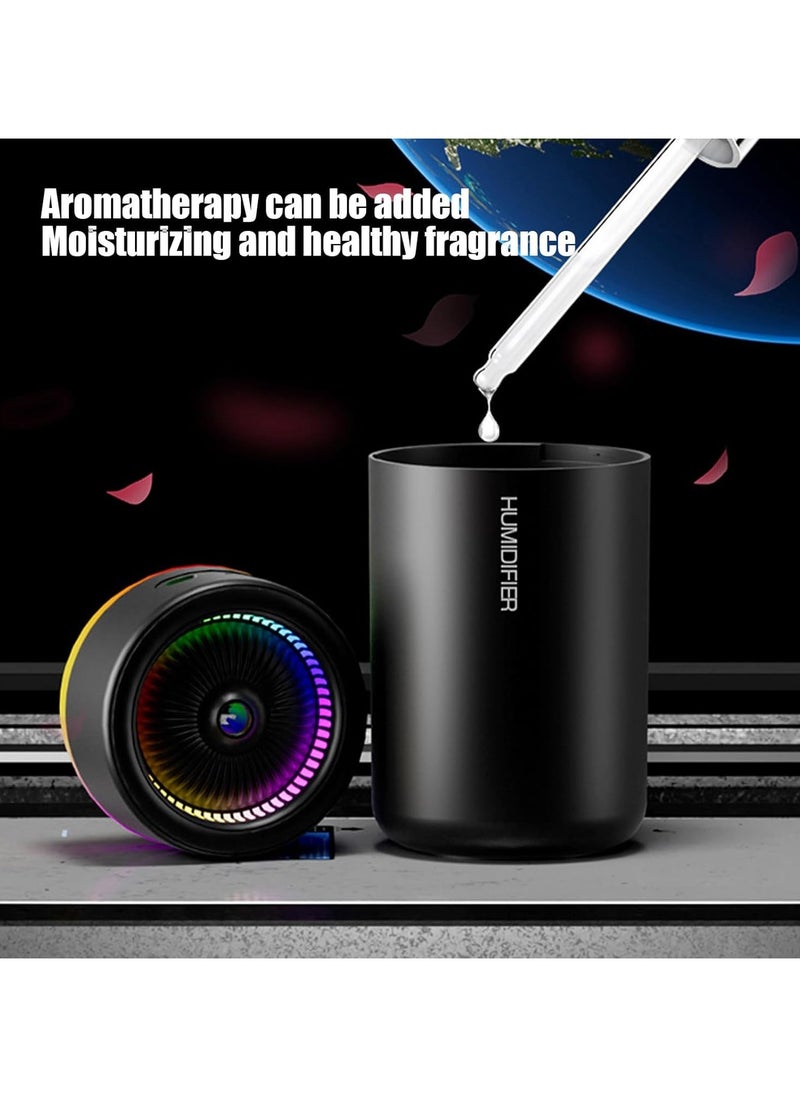 Mini Ultrasonic Car Humidifier LED Night Light USB Multi-function