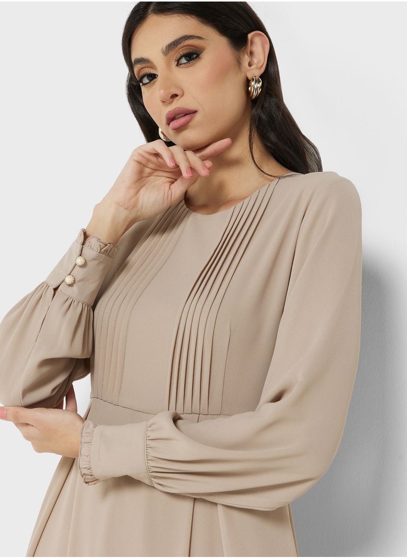 Khizana Pintuck Detail Dress  - Image 3