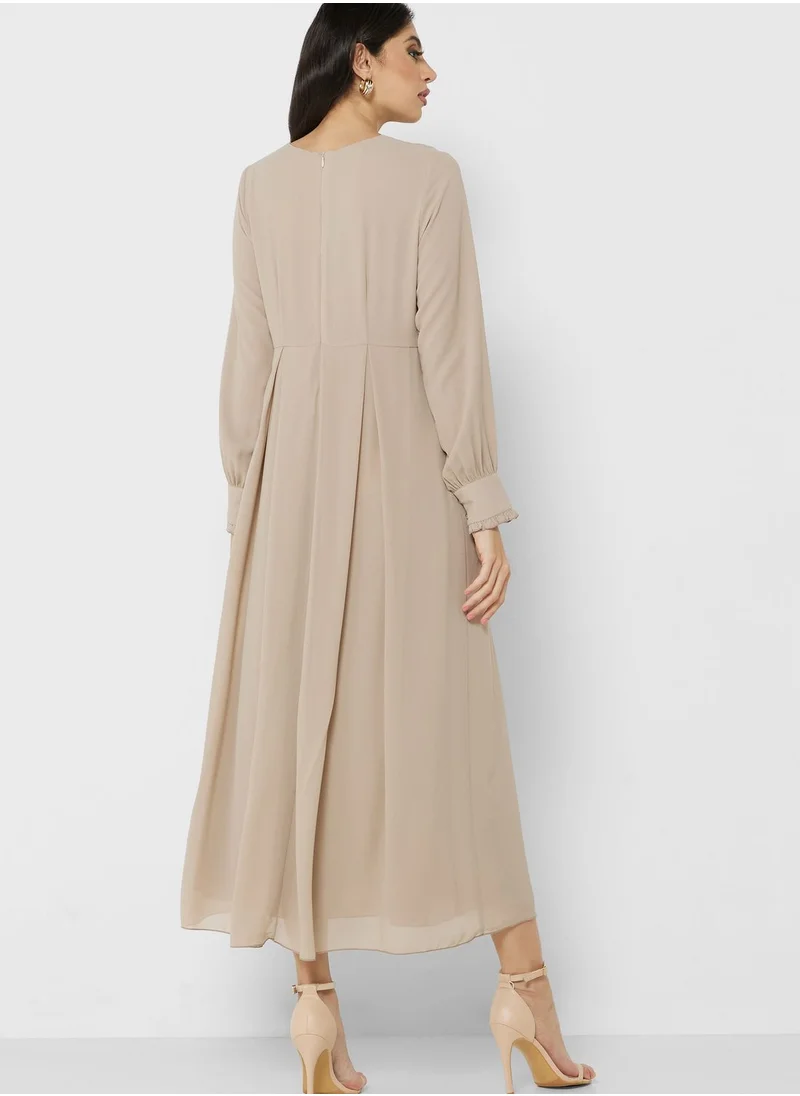 Khizana Pintuck Detail Dress