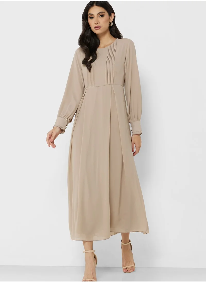 Khizana Pintuck Detail Dress