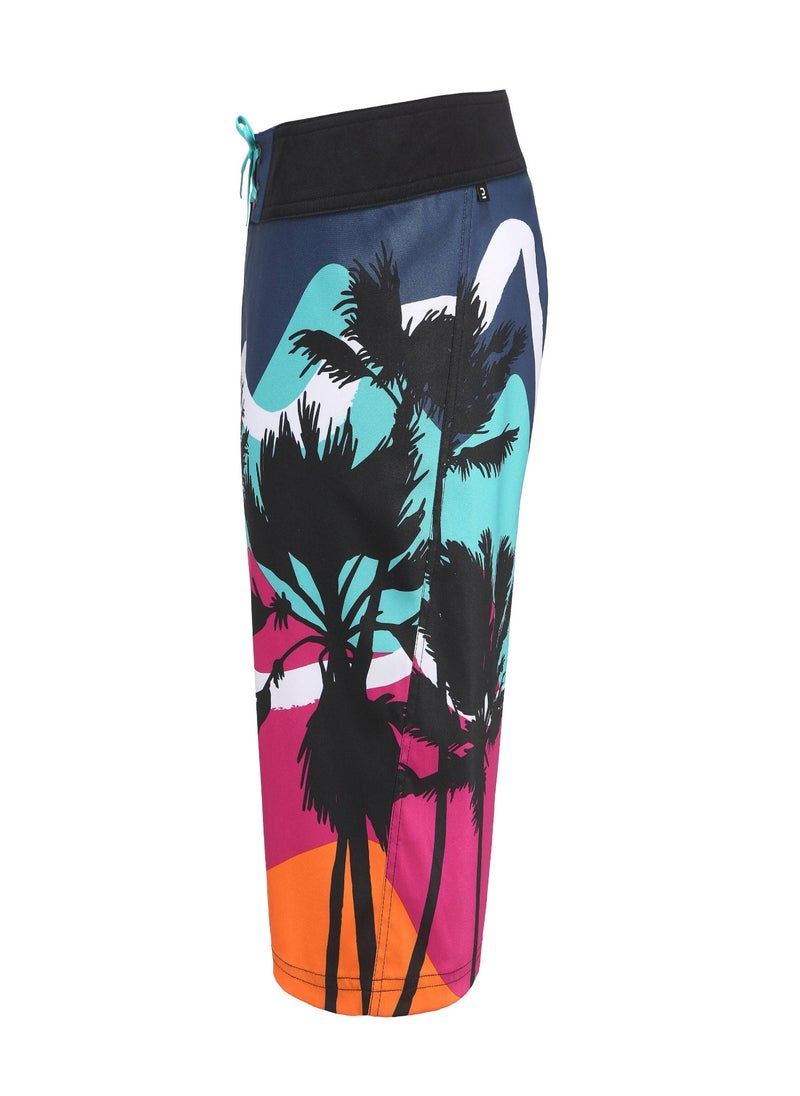 OLAIAN OLAIAN by DECATHLON, Swim shorts - sunset  - Image 3