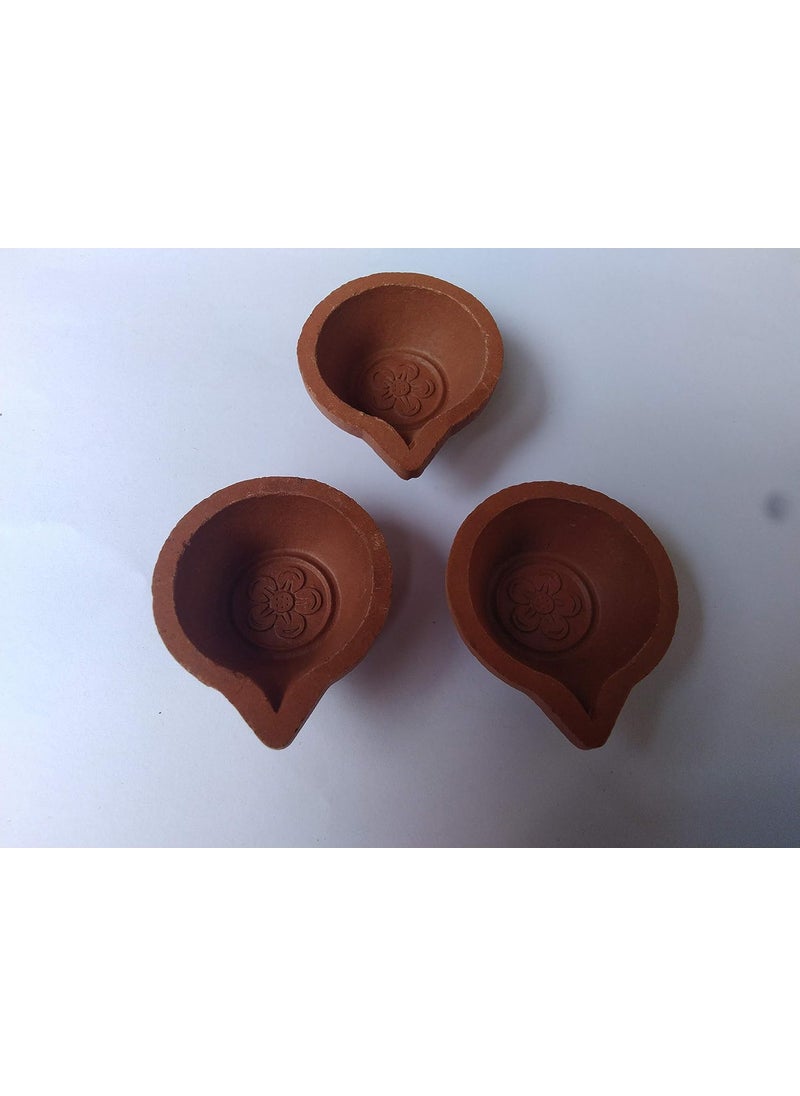 BSD Organics BSD Organics Light Classic Design Mud lampDiyaVilakuDhibam Pack of 30 