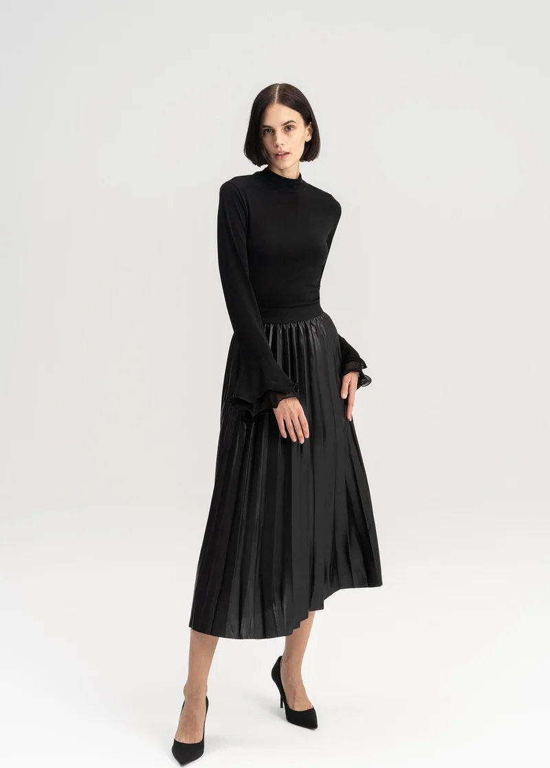 touche prive Touche Pleated Skirt