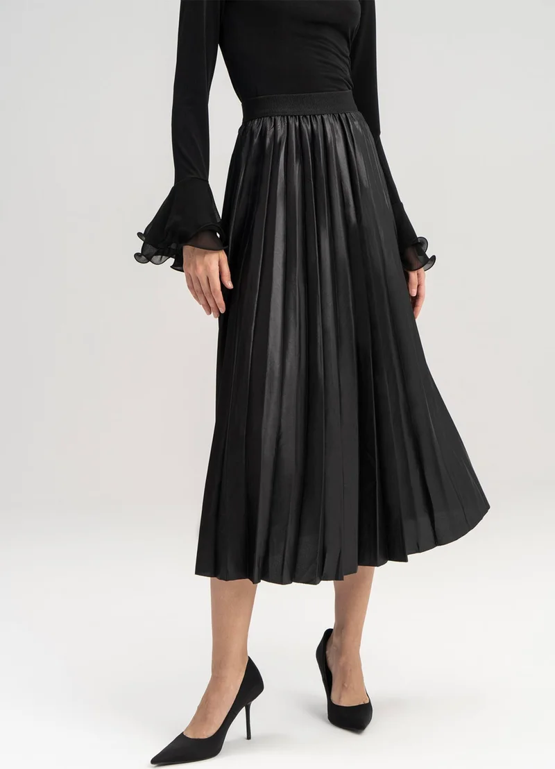 touche prive Touche Pleated Skirt