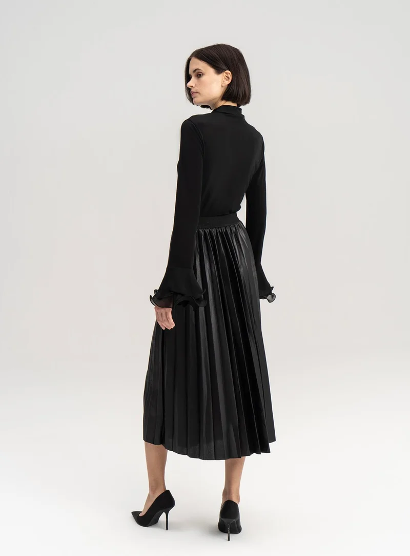 touche prive Touche Pleated Skirt
