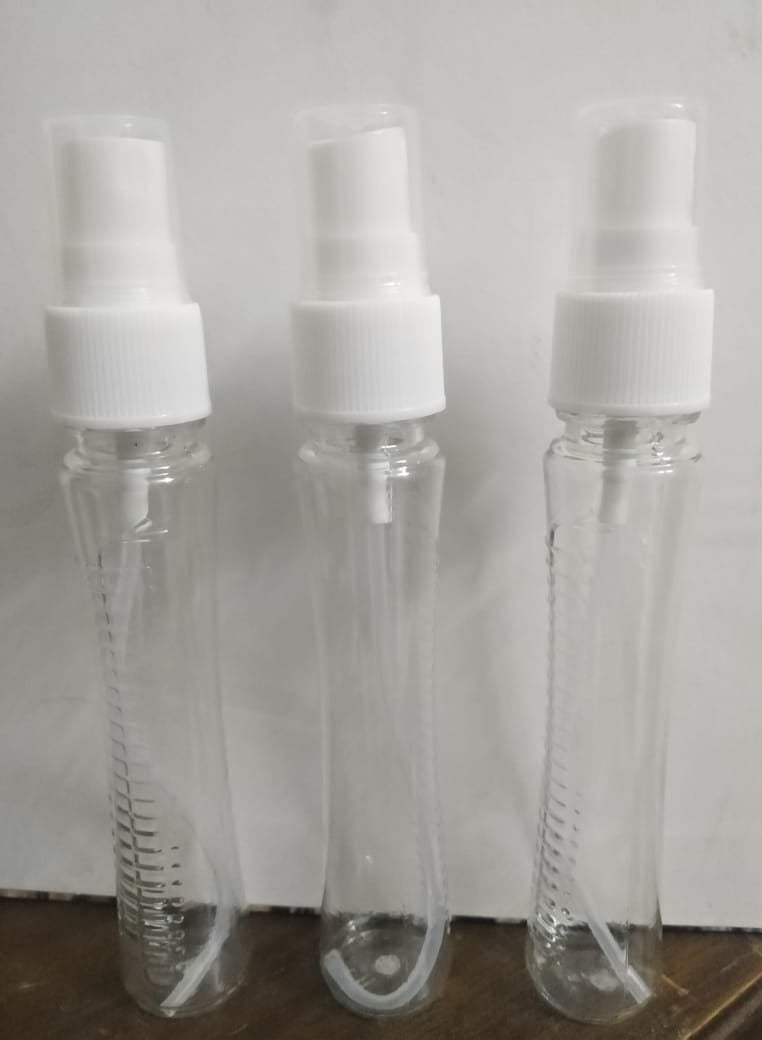 بخاخات رذاذ معطر بلاستيكي شفاف وقابل لإعادة الاستخدام وملء بغطاء يعمل بشكل مناسب للعطور والزيوت العطرية والمنظفات والسفر، 20 قطعة، 30 مل/0.67 بوصة  - Image 4
