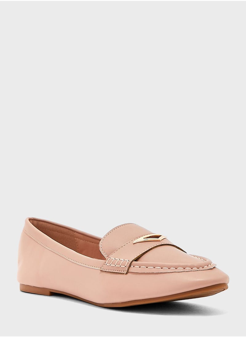 Vincci - Leather Penny Loafers - Image 1