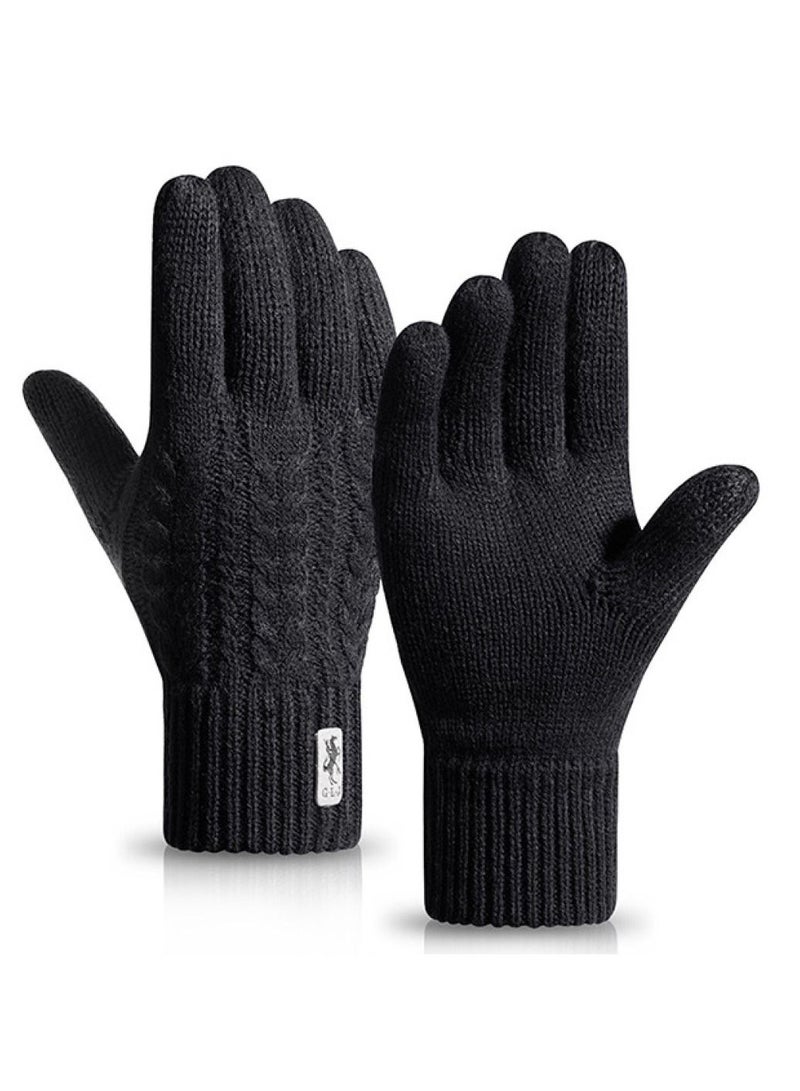 Golovejoy Men's Non-slip Fashion Casual Business Gloves 