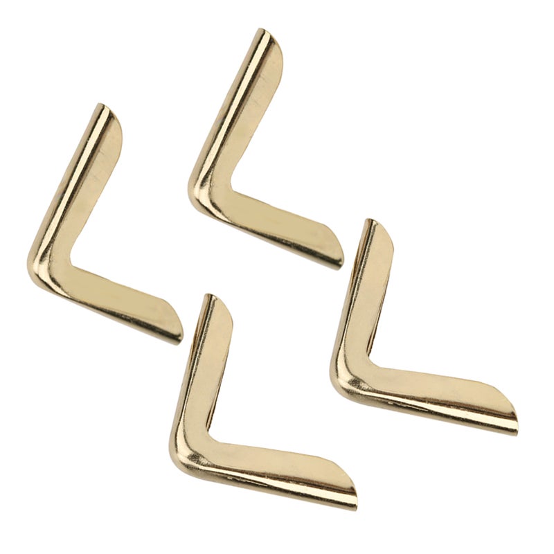 50Pcs Metal Corner Protector Iron Retro DIY Photo Album Book Edge Cover 2.2mmBrass Color 2.2mm - Image 2