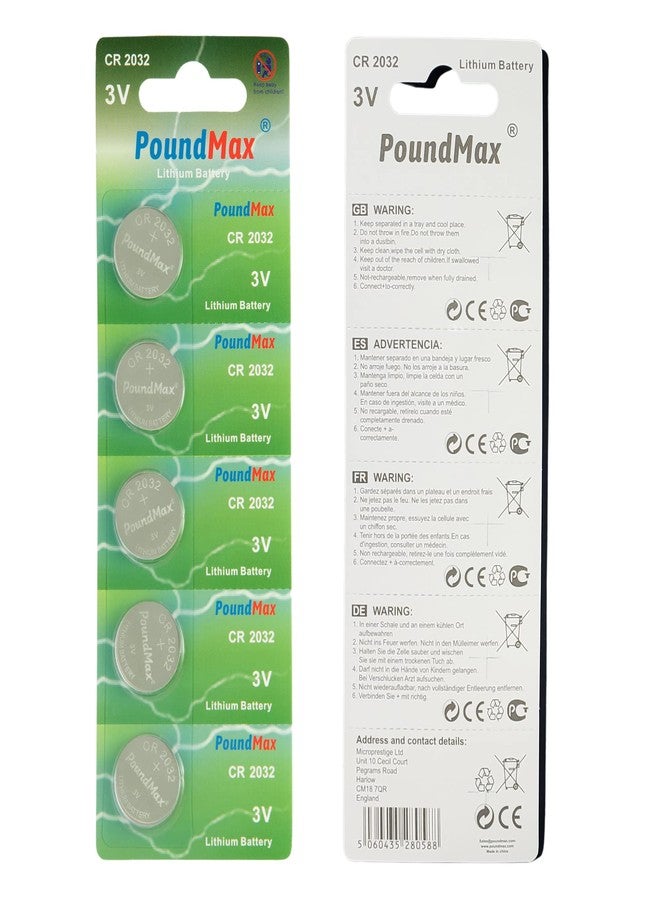 PoundMax 5 x 2032 CR2032 3V Lithium Batteries - Image 4
