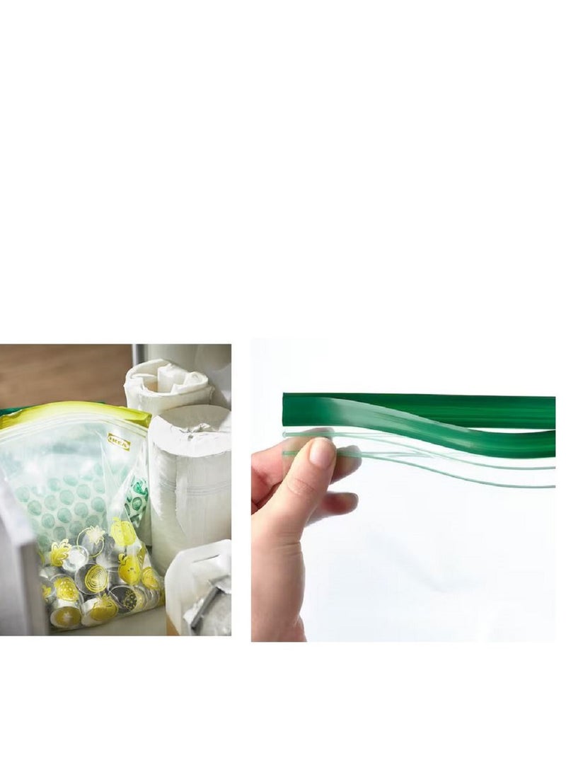 Resealable bag patterned/green  - Image 2
