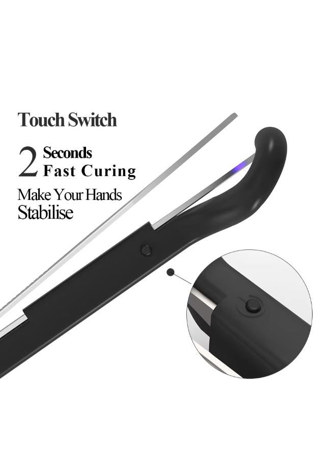 IOLITE Professional Uv Lash Tweezer Led Light Eyelash Extension Tool For Fast Glue Curing  Rechargeable Uv Tweezer For Lash Artists (Right)  - Image 3