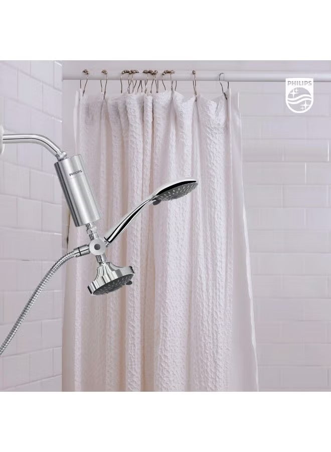 Philips Water AWP1775 - In-Line Shower Filter - Reduces Chlorine by up to 99 Percent I Easy to Install I Fits all UK and Eire Shower hoses and taps I HIGH WATER FLOW I CONVENIENT AND EASY I Chrome - Image 4