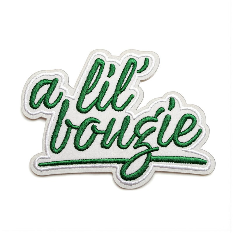 Cute Letter Embroidered Patches 16 Pcs Pink Blue Green Black For Teen Women Fashion - Image 4