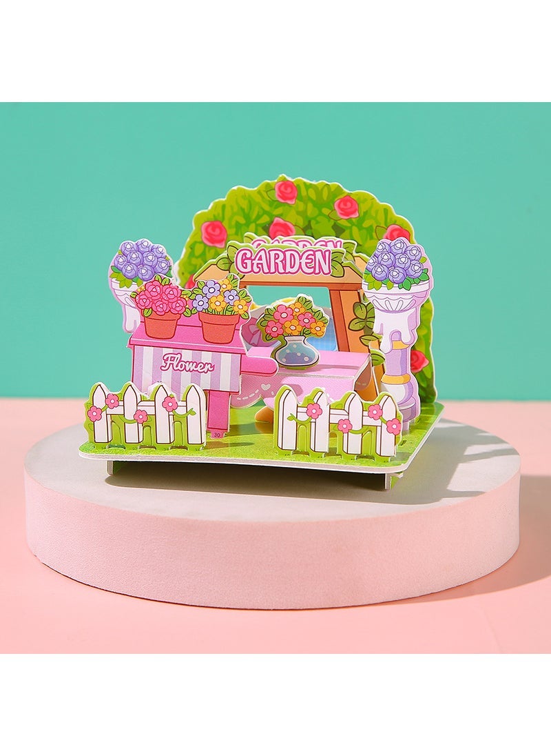 Arabest - Creative 3D Kids Puzzle Model Kit Dream garden - Image 1