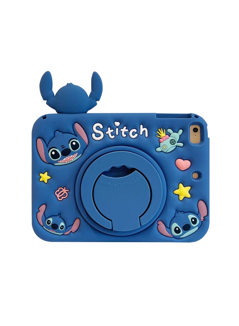 Papoose Stitch Silicone Protective Case with Rotating Stand, Stylus Slot, and 3D Design for 2024 iPad Pro 11-inch - Image 1