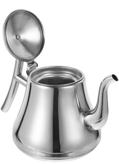Generic Elegant Design Teapot Stainless Steel Silver Teapot with Filter Infuser Tea Pot Water Kettle Stovetop Coffee for Home Hotel Restaurant Stainless  - Image 5