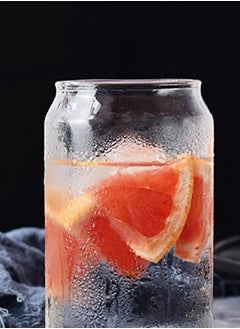 WAW Glass Cups With Straw Clear  - Image 3