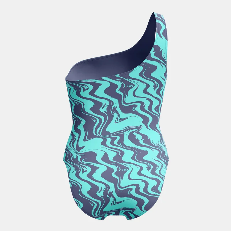 سبيدو بدلة سباحة برينتد اسيمترك من قطعة واحدة للنساء