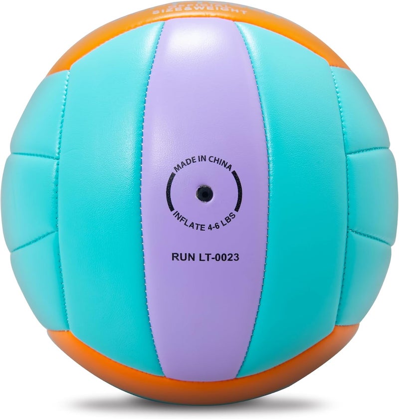 Runleaps Beach Volleyball Official Size 5 Soft Waterproof Volleyball Sand Sports PU Ball for Indoor, Outdoor, Pool, Gym, Training - Image 3