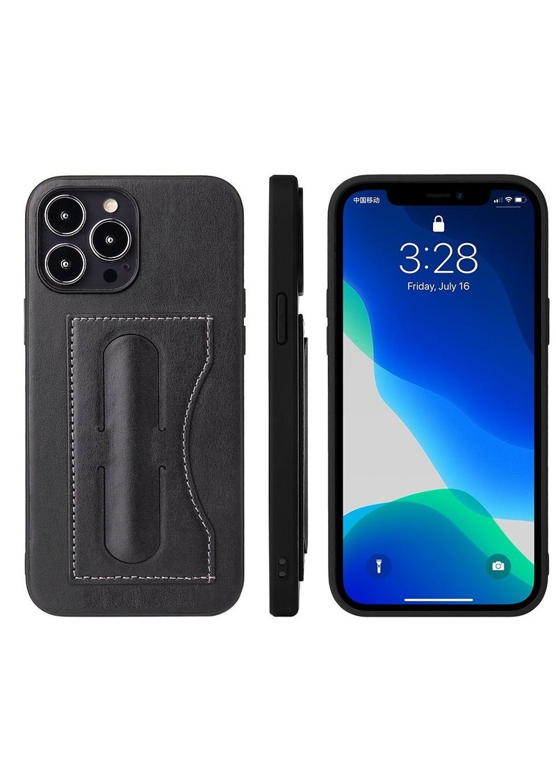 Suteni Leather Protective Back Cover Case Phone Case for iPhone