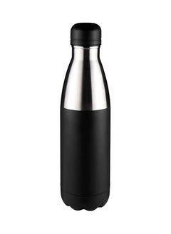 Hans Larsen Stainless steel water bottle Classic double walled vacuum insulated water bottle Leak proof 500 ML Black  - Image 1