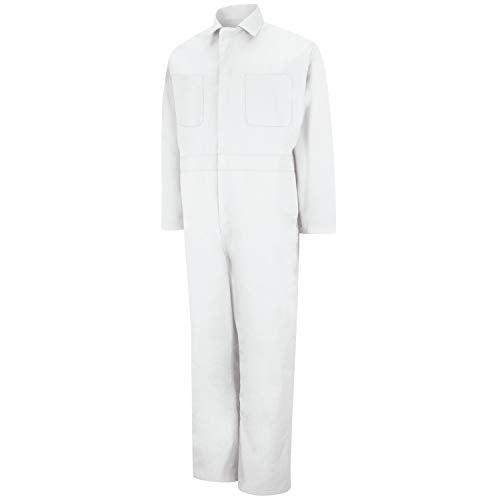 Red Kap Men's Twill Action Back Coverall, White, 38 - Image 2