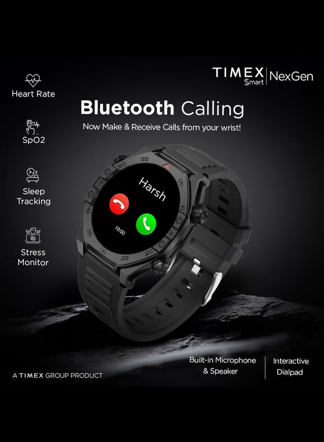 TIMEX Smart NexGen 1.43"(3.6cm) AMOLED Display with Functional Crown and BT Calling Smartwatch for Unisex - TWTXW702T - Image 3